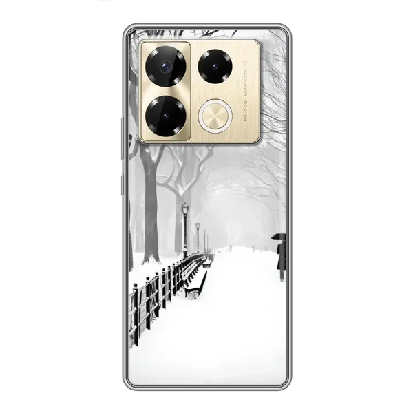 Чехол с рисунком «Снегом замело» для Infinix Note 40 Pro Чехол с рисунком «Снегом замело» для Infinix Note 40 Pro