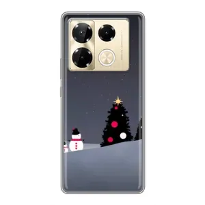 Чехол с рисунком «Снеговички» для Infinix Note 40 Pro