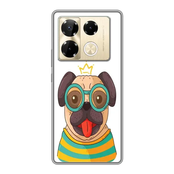 Чехол с рисунком «Собака Король» для Infinix Note 40 Pro Чехол с рисунком «Собака Король» для Infinix Note 40 Pro