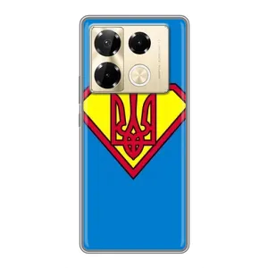 Чехол с картинкой (Патриотический ГЕРБ) на Infinix Note 40 Pro (Super - Герб)