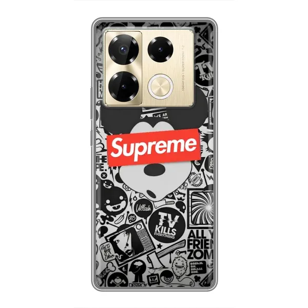 Чехол с рисунком «Supreme Маус» для Infinix Note 40 Pro