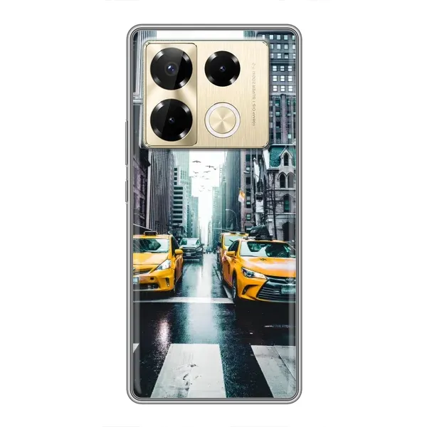 Чехол с рисунком «Такси» для Infinix Note 40 Pro Чехол с рисунком «Такси» для Infinix Note 40 Pro
