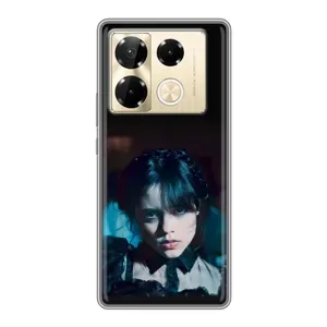 Чехлы с принтом Уэнсдей на Infinix Note 40 Pro (Танец Уэнсдей)