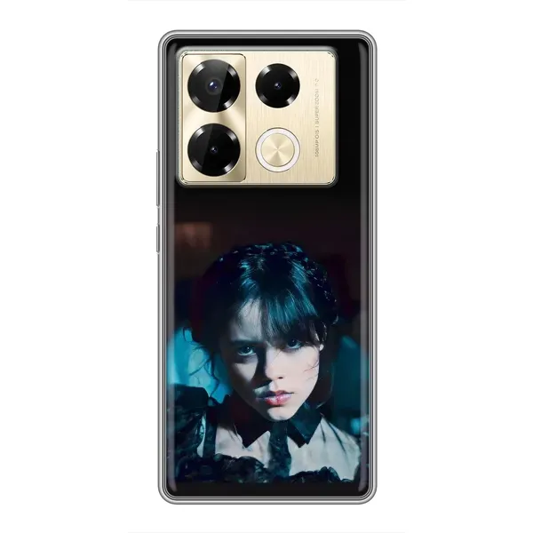 Чехол с рисунком «Танец Уэнсдей» для Infinix Note 40 Pro Чехол с рисунком «Танец Уэнсдей» для Infinix Note 40 Pro