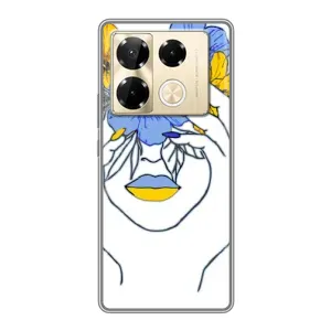 Чехол на Infinix Note 40 Pro Украинский дизайн (Украинка на всю голову)