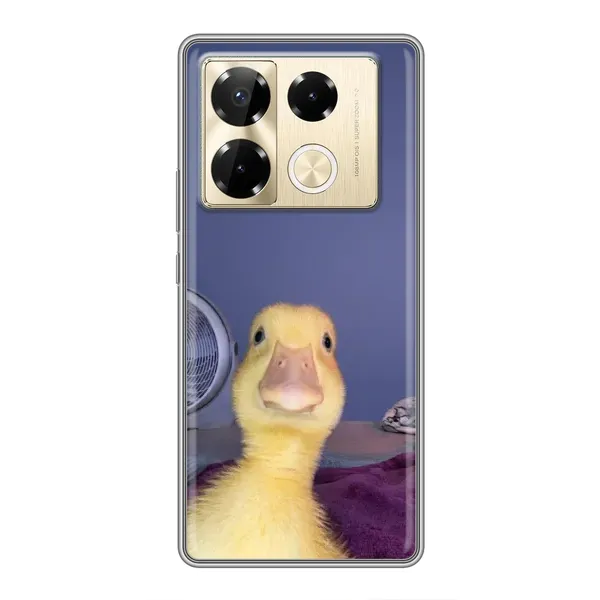 Чехол с рисунком «Утка» для Infinix Note 40 Pro Чехол с рисунком «Утка» для Infinix Note 40 Pro