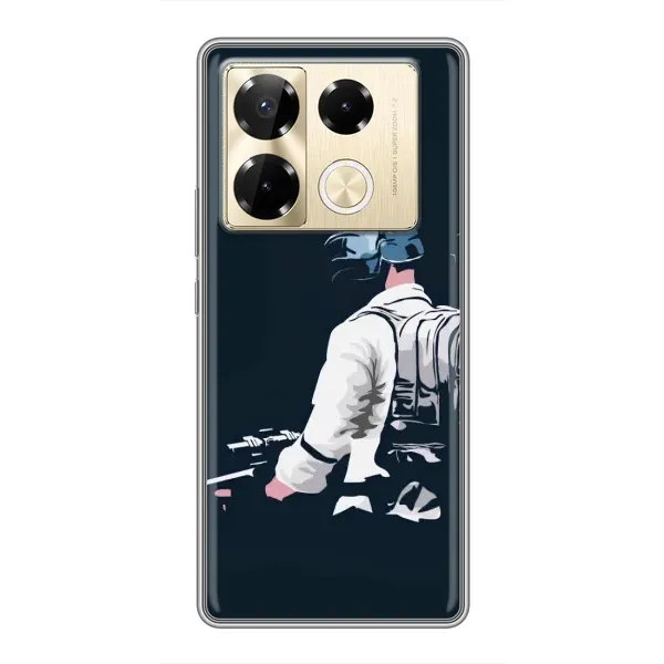 Чехол с рисунком «В экиперовке» для Infinix Note 40 Pro Чехол с рисунком «В экиперовке» для Infinix Note 40 Pro