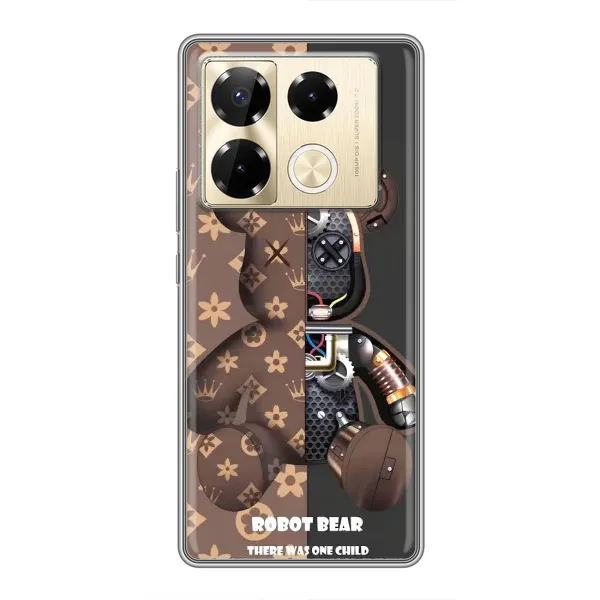 Чехол с рисунком «Медмедь Луи Виттон» для Infinix Note 40 Pro Чехол с рисунком «Медмедь Луи Виттон» для Infinix Note 40 Pro