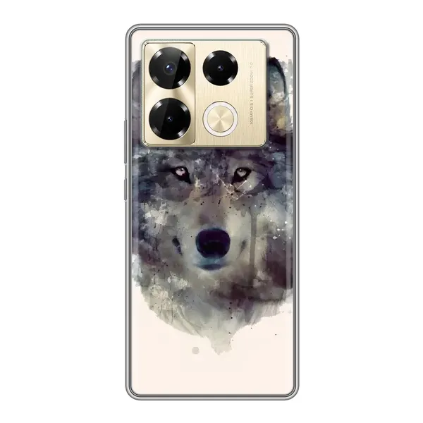 Чехол с рисунком «Волк» для Infinix Note 40 Pro Чехол с рисунком «Волк» для Infinix Note 40 Pro