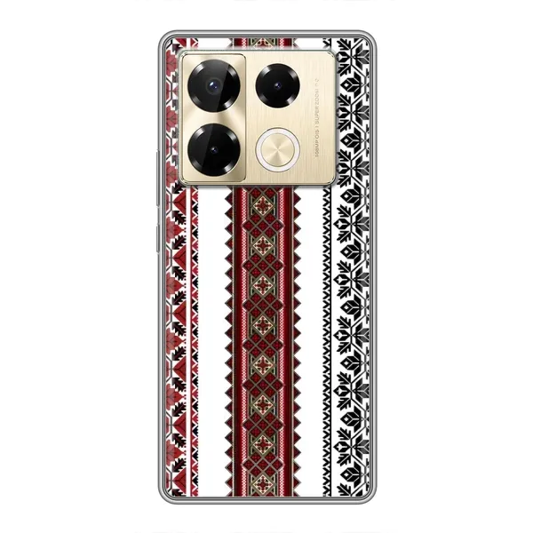 Чехол с рисунком «Вышиваночки» для Infinix Note 40 Pro Чехол с рисунком «Вышиваночки» для Infinix Note 40 Pro
