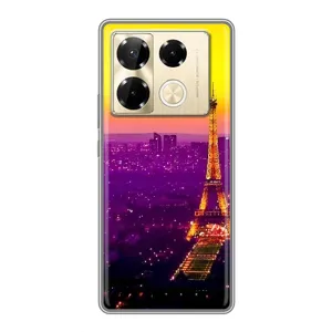 Чехол с Эйфелевой башней на Infinix Note 40 Pro (Яркая башня)
