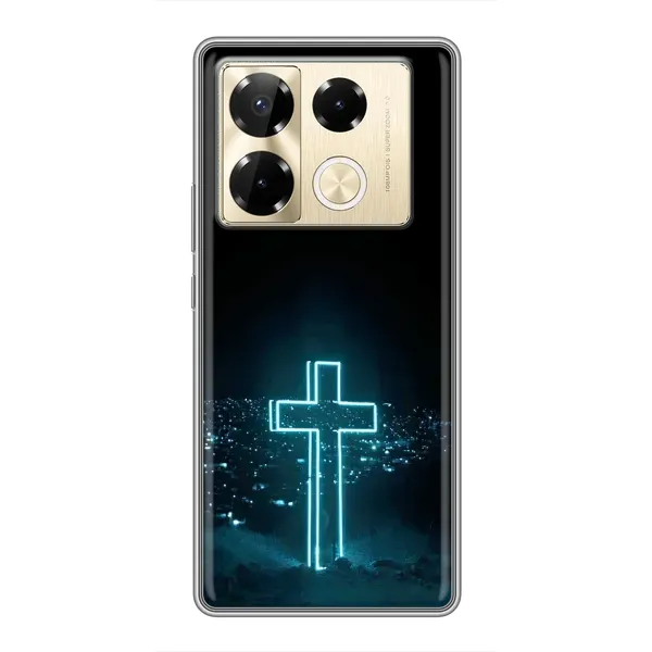Чехол с рисунком «Яркий Крест» для Infinix Note 40 Pro Чехол с рисунком «Яркий Крест» для Infinix Note 40 Pro