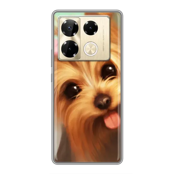 Чехол с рисунком «Йоршенский терьер» для Infinix Note 40 Pro Чехол с рисунком «Йоршенский терьер» для Infinix Note 40 Pro