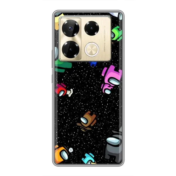 Чехол с рисунком «За бортом» для Infinix Note 40 Pro