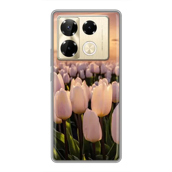 Чехол с рисунком «Закат с цветами» для Infinix Note 40 Pro Чехол с рисунком «Закат с цветами» для Infinix Note 40 Pro