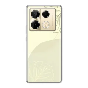 Чохол квітковий дизайн для Infinix Note 40 Pro (Зелений фон)