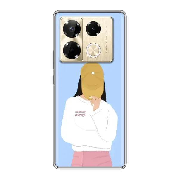 Чехол с рисунком «Желтая кепка» для Infinix Note 40 Pro Чехол с рисунком «Желтая кепка» для Infinix Note 40 Pro
