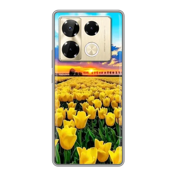 Чехол с рисунком «Желтые тюльпаны» для Infinix Note 40 Pro Чехол с рисунком «Желтые тюльпаны» для Infinix Note 40 Pro
