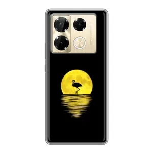 Летний Чехол на Infinix Note 40 Pro (Желтый Закат)