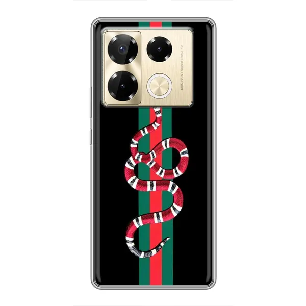 Чехол с рисунком «Змей Гуччи» для Infinix Note 40 Pro Чехол с рисунком «Змей Гуччи» для Infinix Note 40 Pro
