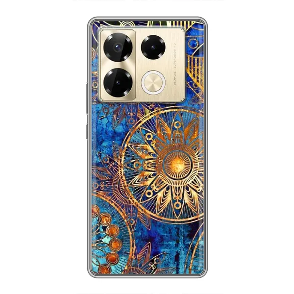 Чехол с рисунком «Золотые узоры» для Infinix Note 40 Pro Чехол с рисунком «Золотые узоры» для Infinix Note 40 Pro
