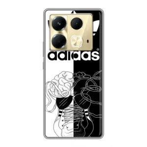 Чохол с стилі "Адідас" для Інфінікс Нот 40 (Adidas шнурки)