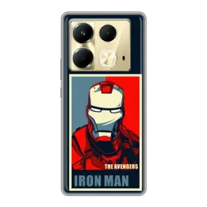 Чохол Супергерой Залізна Людина на Infinix Note 40 (Art Iron man)