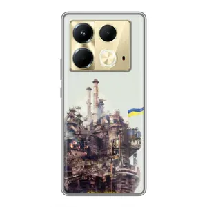 Чехлы на военную тематику для Infinix Note 40 (Азовсталь)
