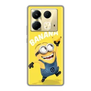Мультяшний принт на Чохол для Інфінікс Нот 40 (Banana)