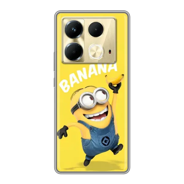 Чехол с рисунком «Banana» для Infinix Note 40