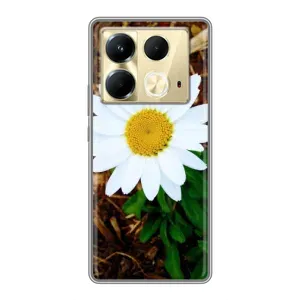 Чохол з ромашками на Infinix Note 40 (Біла ромашка)