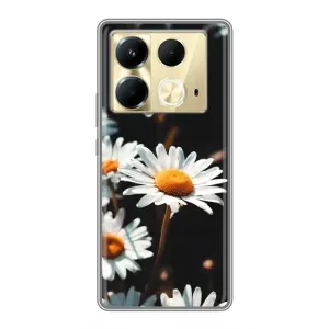 Чохол з ромашками на Infinix Note 40 (Білі ромашки)