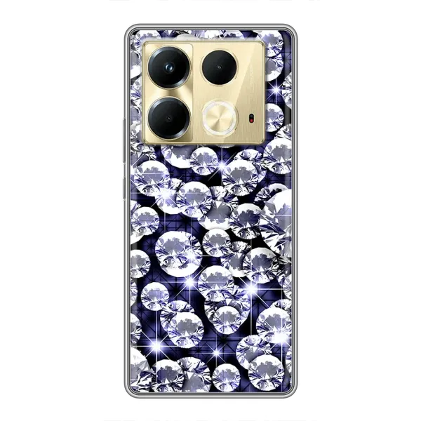 Чехол с рисунком «Бриллианты» для Infinix Note 40 Чехол с рисунком «Бриллианты» для Infinix Note 40