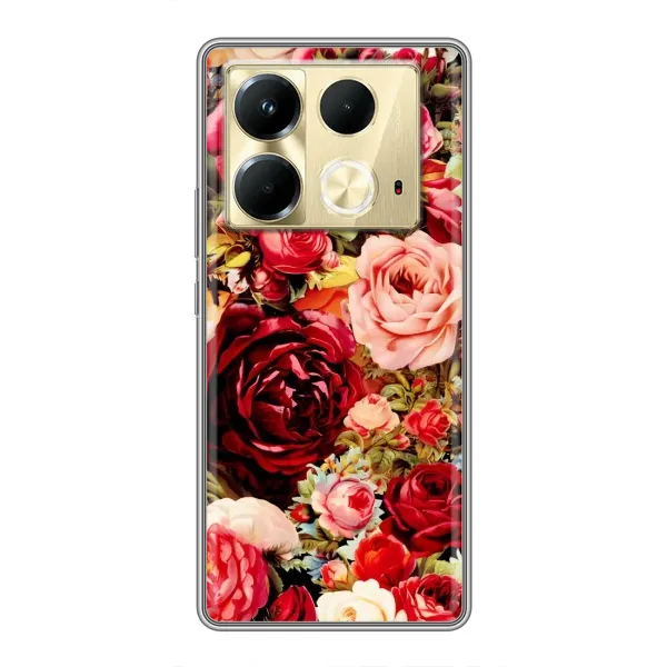 Чехол с рисунком «Букет цветов» для Infinix Note 40 Чехол с рисунком «Букет цветов» для Infinix Note 40