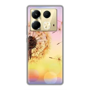 Силіконовий Чохол з кульбабками на Infinix Note 40 (Квітка-кульбаба)