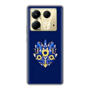 Чехол с картинкой (Патриотический ГЕРБ) на Infinix Note 40 (герб)