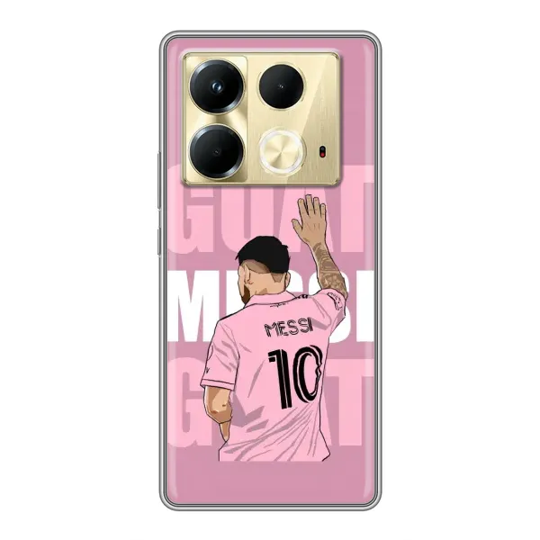 Чехол с рисунком «GOAT MESSI» для Infinix Note 40 Чехол с рисунком «GOAT MESSI» для Infinix Note 40