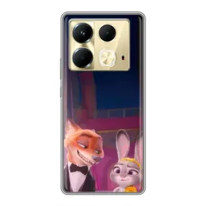 Силиконовый чехол с принтом Зоотрополіс для Infinix Note 40 (Главные герои)