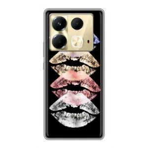 Чехол Стильные девушки на Infinix Note 40 (Губы)