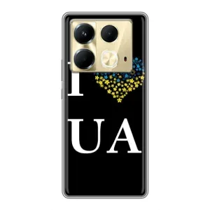 Силиконовый Чехол на Infinix Note 40 (Я-Украина) (I Love UA)