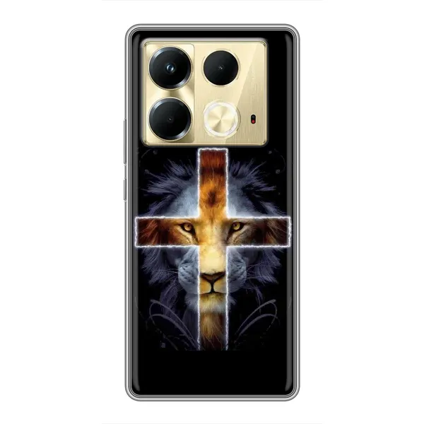 Чехол с рисунком «Иисус Лев» для Infinix Note 40 Чехол с рисунком «Иисус Лев» для Infinix Note 40