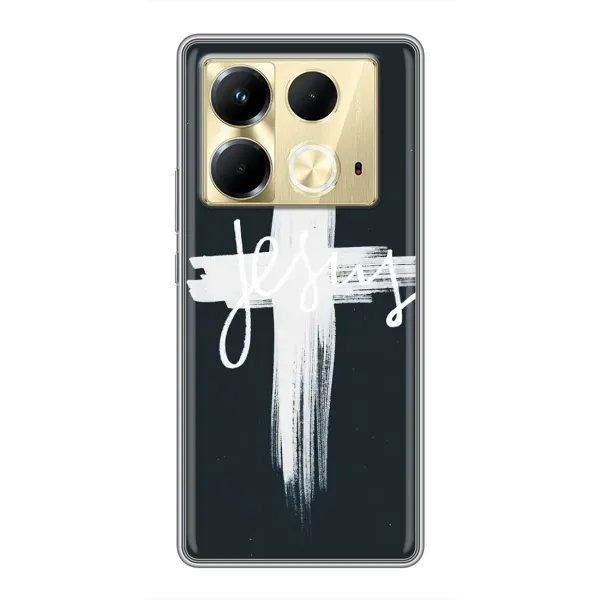 Чехол с рисунком «Jesus» для Infinix Note 40 Чехол с рисунком «Jesus» для Infinix Note 40