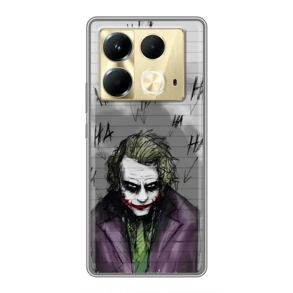 Чехол с рисунком «Joker клоун» для Infinix Note 40 Чехол с рисунком «Joker клоун» для Infinix Note 40