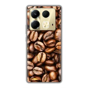Чохол з зображенням смачної їжі для Infinix Note 40 (Кава)