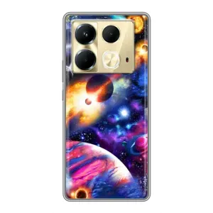 Чехлы КОСМОС для Infinix Note 40 (Космический мир)