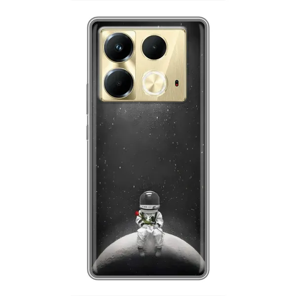 Чехол с рисунком «Космонавт романтик» для Infinix Note 40 Чехол с рисунком «Космонавт романтик» для Infinix Note 40