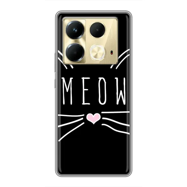 Чехол с рисунком «КОТИК MEOW» для Infinix Note 40 Чехол с рисунком «КОТИК MEOW» для Infinix Note 40