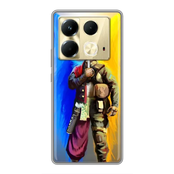 Чехол с рисунком «Козак с крыльями» для Infinix Note 40 Чехол с рисунком «Козак с крыльями» для Infinix Note 40