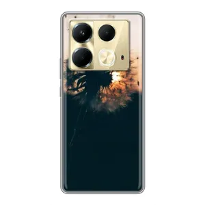 Силіконовий Чохол з кульбабками на Infinix Note 40 (Гарна кульбабка)