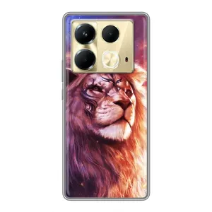 Чехол с картинкой на Infinix Note 40 (Красочный ЛЕВ)